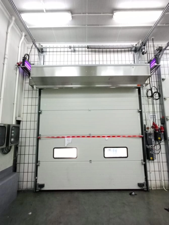 Type of air curtains in Aquat for food industry