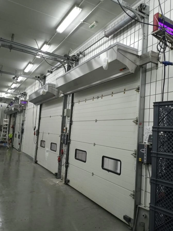 air curtains in Aquat for food industry