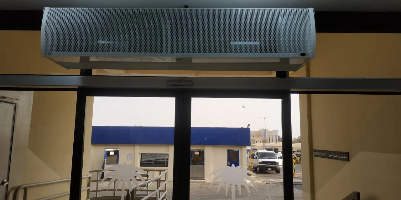 The importance of air curtains in the Saudi Airlines Catering building