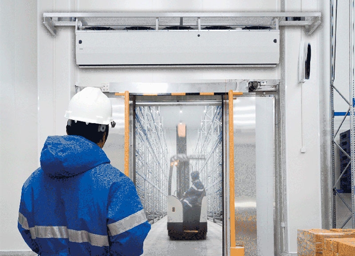 air curtain benefits for freezers