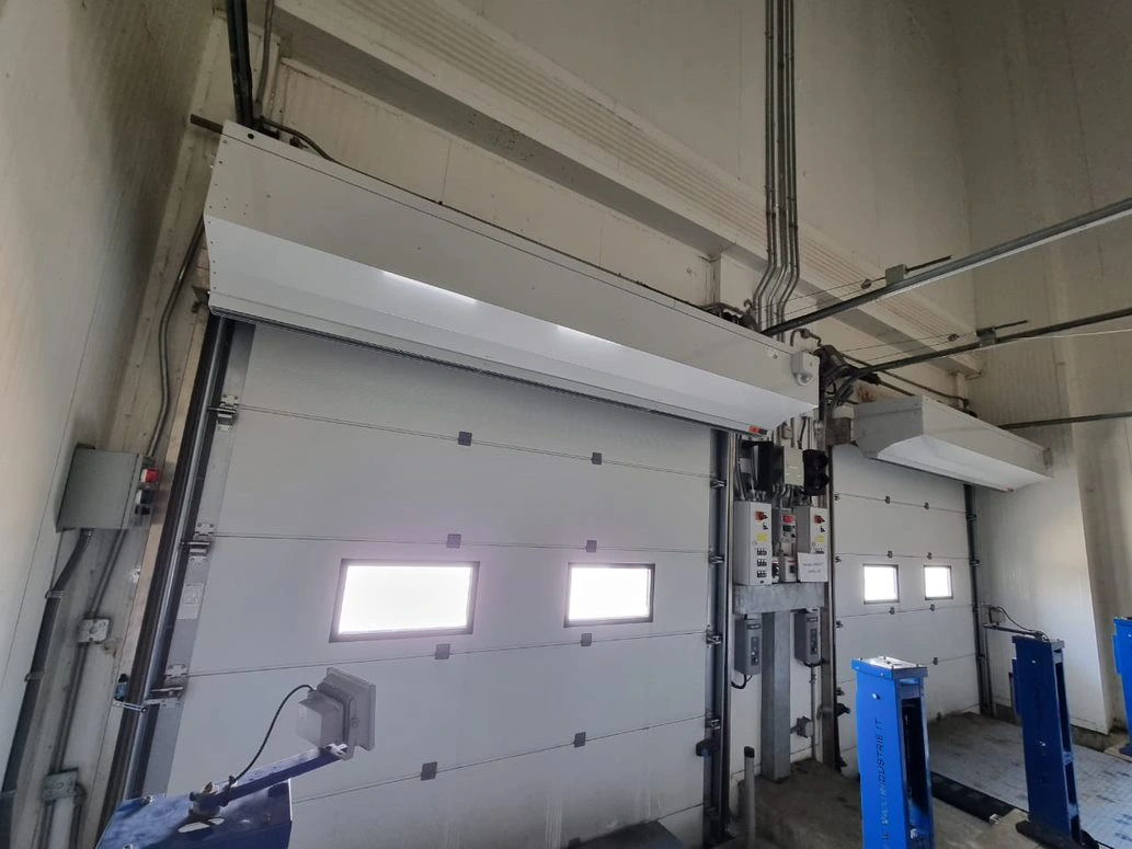 Stavoklima air curtains for cleaner air at Panda retail company Stavoklima air curtains for cleaner air at Panda retail company