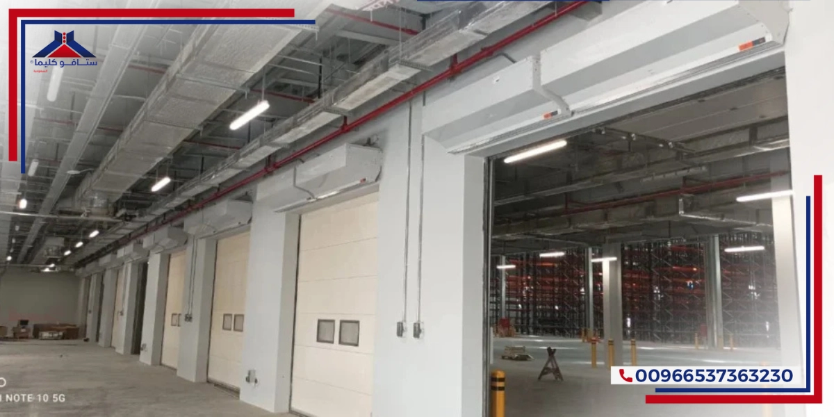 Air curtains in Apple warehouses