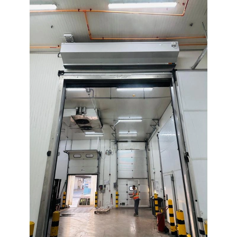 StavoKlima air curtains (Axi horizontal) on the doors of Sedafco factories
