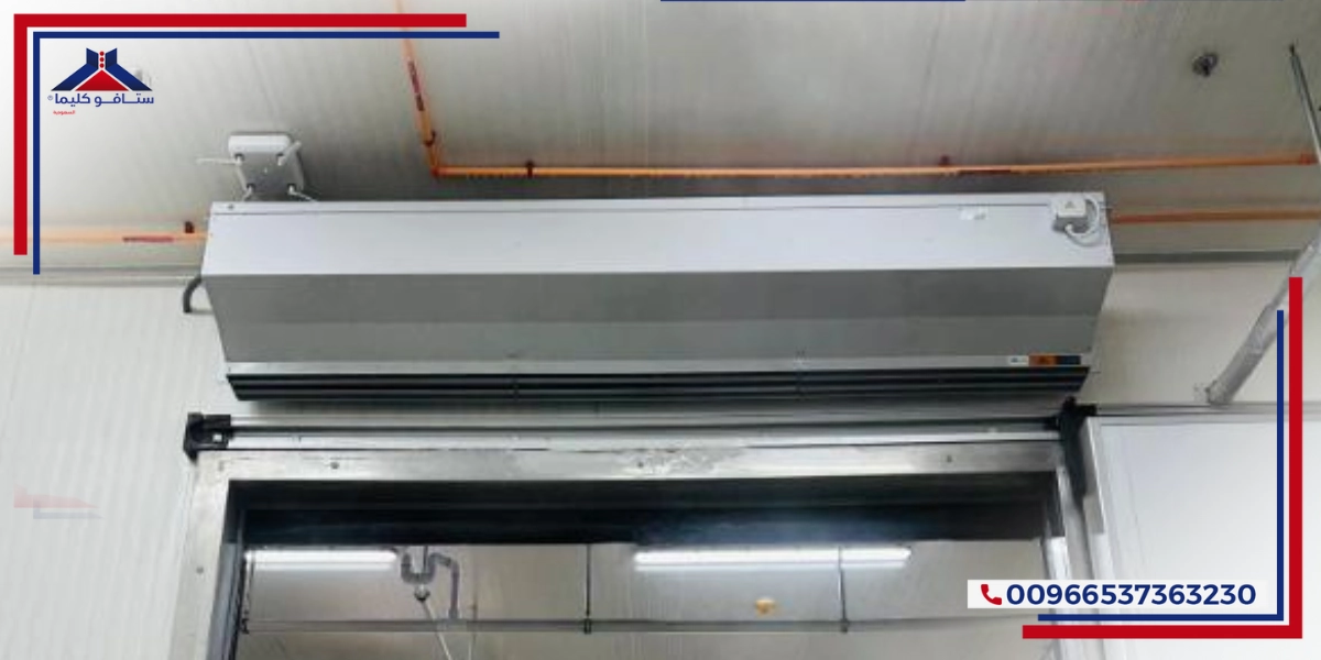 Sizes of air curtains in Saudi Arabia: how to choose the best for your organization Axi Horizontal Air Curtains on Sadafco Factory